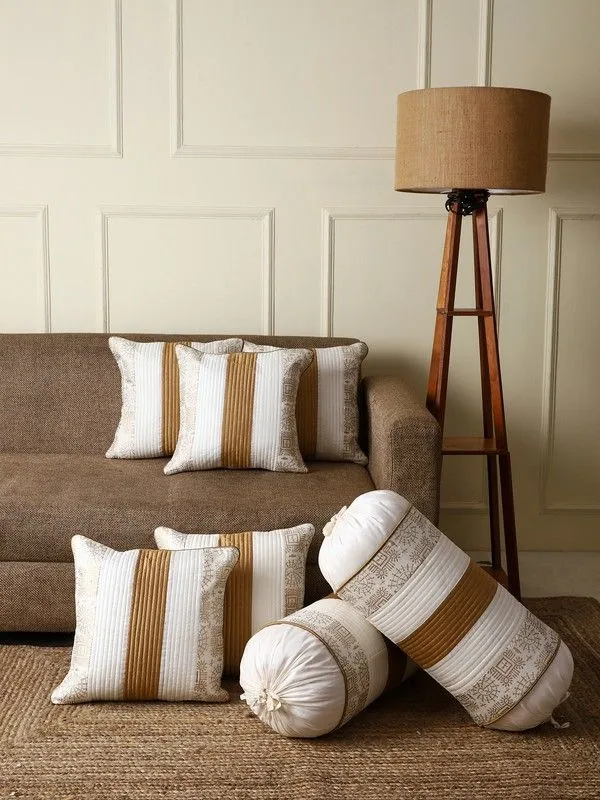 Stuff_N'_Fluff_Dupion_Silk_Cushions_&_Bolsters_Cover_(40_Cm*75_Cm,_Pack_Of_7,_White)