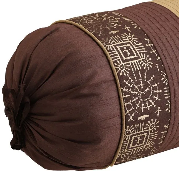 Stuff_N'_Fluff_Dupion_Silk_Cushions_&_Bolsters_Cover_(40_Cm*75_Cm,_Pack_Of_7,_Brown)