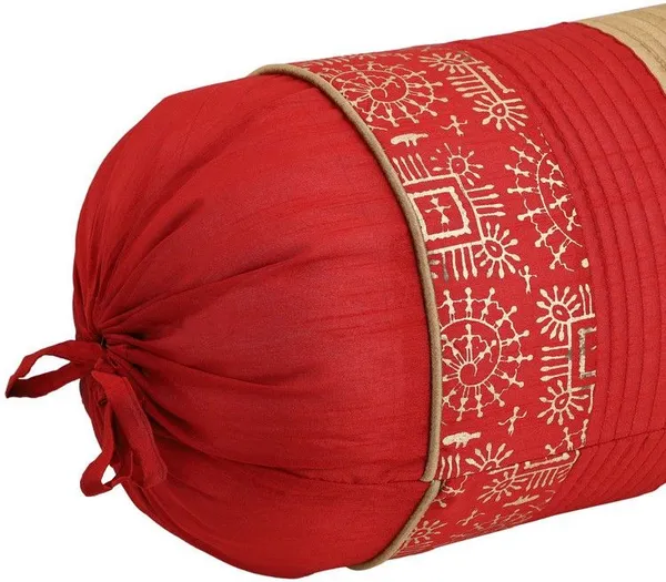 Stuff_N'_Fluff_Dupion_Silk_Cushions_&_Bolsters_Cover_(40_Cm*75_Cm,_Pack_Of_7,_Red)
