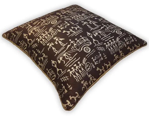Stuff_N'_Fluff_Dupion_Silk_Cushions_Cover_(40_Cm*40_Cm,_Pack_Of_5,_Brown)