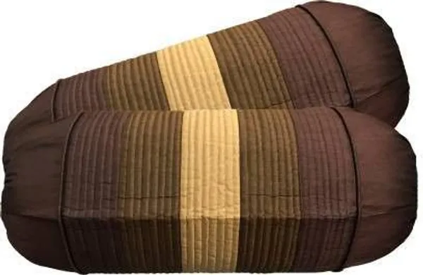 Stuff_N'_Fluff_Dupion_Silk_Cushions_&_Bolsters_Cover_(40_Cm*77.5_Cm,_Pack_Of_7,_Brown,_Gold,_Beige)
