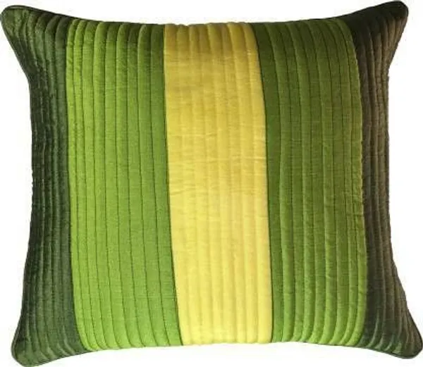 Stuff_N'_Fluff_Dupion_Silk_Cushions_&_Bolsters_Cover_(40_Cm*77.5_Cm,_Pack_Of_7,_Dark_Green,_Light_Green,_Yellow)