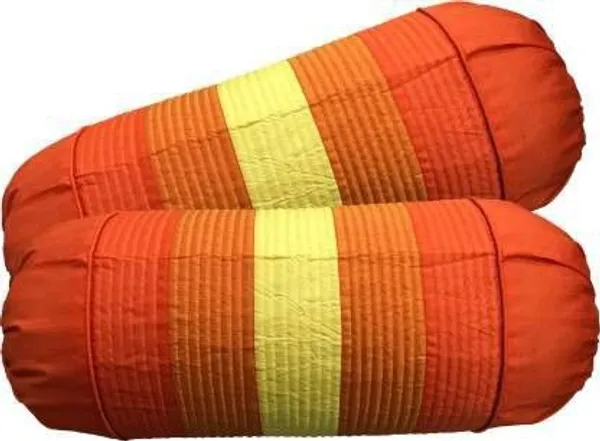 Stuff_N'_Fluff_Dupion_Silk_Cushions_&_Bolsters_Cover_(40_Cm*77.5_Cm,_Pack_Of_7,_Orange,_Yellow)