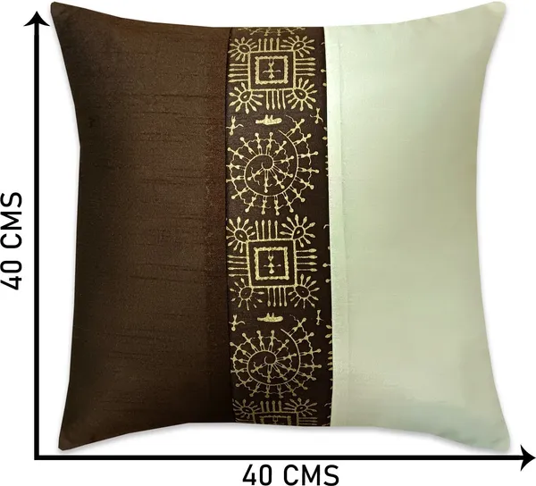 Stuff_N'_Fluff_Dupion_Silk_Cushions_&_Bolsters_Cover_(40_Cm*75_Cm,_Pack_Of_7,_Brown,_Beige)