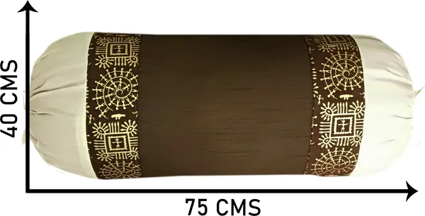 Stuff_N'_Fluff_Dupion_Silk_Cushions_&_Bolsters_Cover_(40_Cm*75_Cm,_Pack_Of_7,_Brown,_Beige)