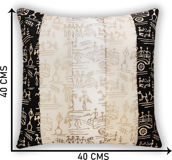 Stuff_N'_Fluff_Dupion_Silk_Cushions_&_Bolsters_Cover_(75_Cm*40_Cm,_Pack_Of_7,_Black,_Beige,_White)