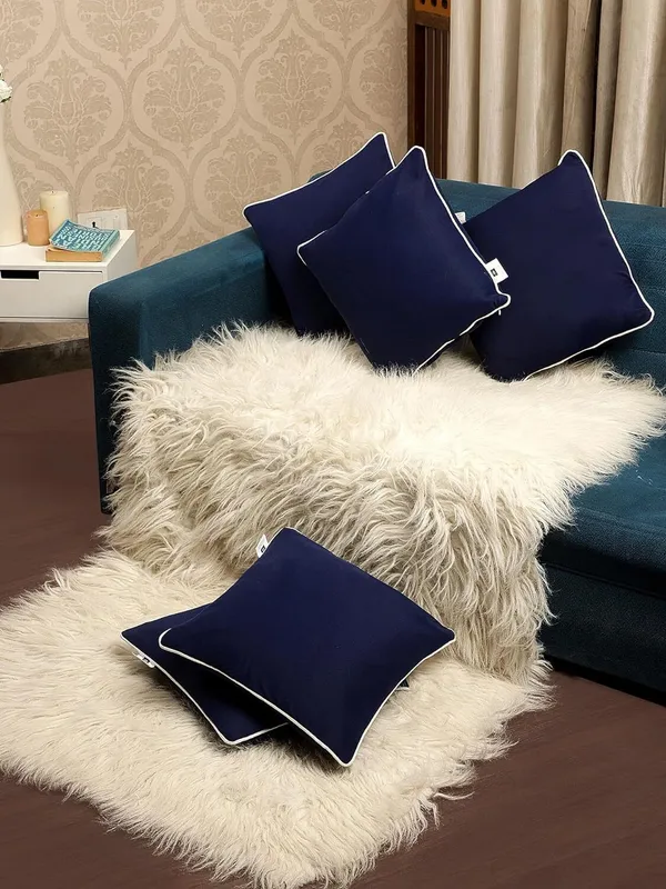 Stuff_N'_Fluff_Polycotton,_Velvet_Cushions_Cover_(40_Cm*40_Cm,_Pack_Of_5,_Dark_Blue)