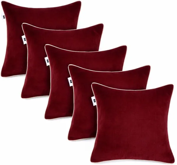 Gifts_Island_Velvet_Cushions_Cover_(40_Cm*40_Cm,_Pack_Of_5,_Maroon)