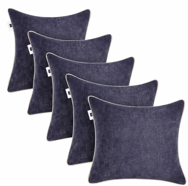 Gifts_Island_Velvet_Cushions_Cover_(40_Cm*40_Cm,_Pack_Of_5,_Grey)
