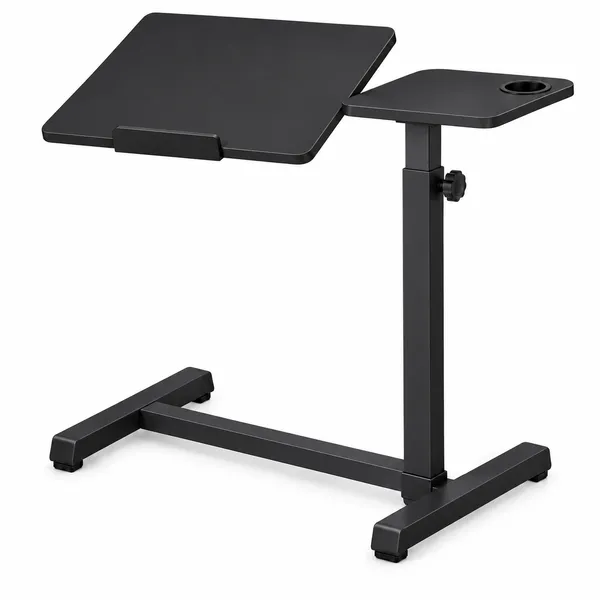 GI®_Adjustable_Laptop_Table_with_360°_Concealed_Wheels_for_Sofa_&_Bed_with_Cup_Holder,_Portable_Table_for_Home,_Ergonomic_Height_Adjustable_Study_Desk,_Tilting_Laptop_Stand_for_Reading,_Dining_(Black)