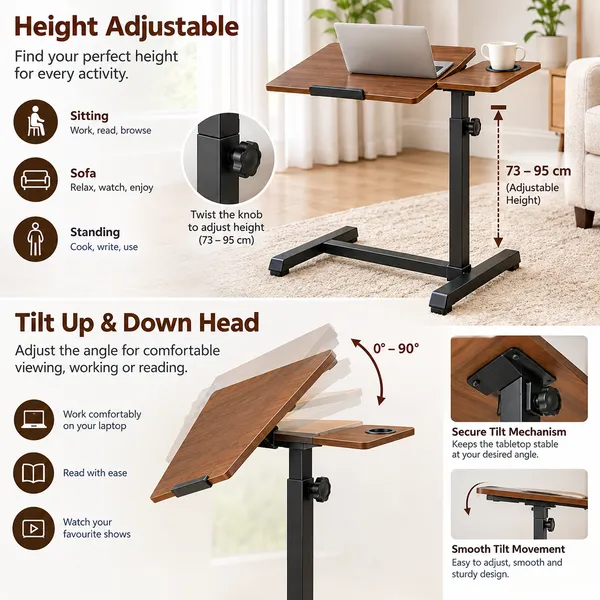 GI®_Adjustable_Laptop_Table_with_360°_Concealed_Wheels_for_Sofa_&_Bed_with_Cup_Holder,_Portable_Table_for_Home,_Ergonomic_Height_Adjustable_Study_Desk,_Tilting_Laptop_Stand_for_Reading_(Walnut_Brown)
