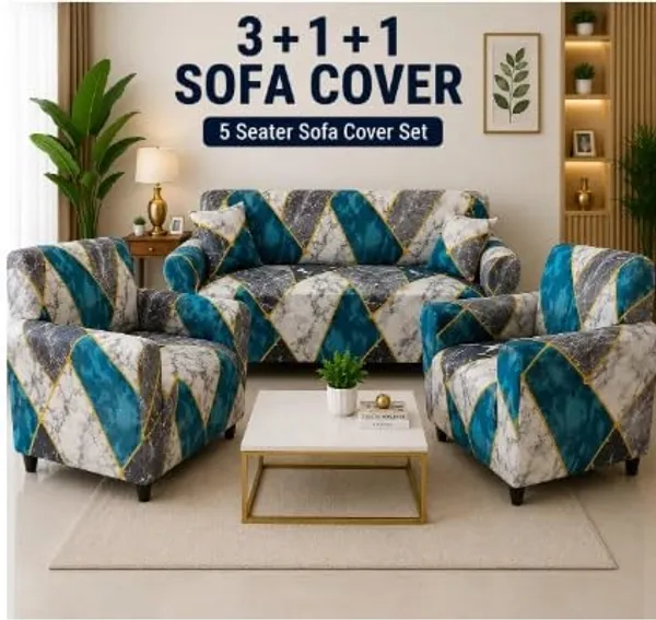 Gifts_Island_Polyester_3+1+1_Seater_Sofa_Abstract_Cover_Pack_of_3_Colorful_Marble