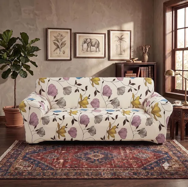 Gifts_Island_Polyester_3+1+1_Seater_Sofa_Abstract_Cover_Pack_of_3(_Cream_Flower)