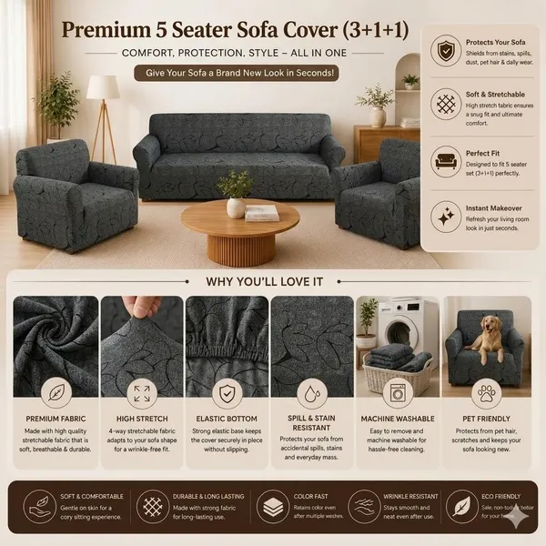 Gifts_Island_Polyester_3+1+1_Seater_Sofa_Abstract_Cover_Pack_of_3_(Grey_Flower)