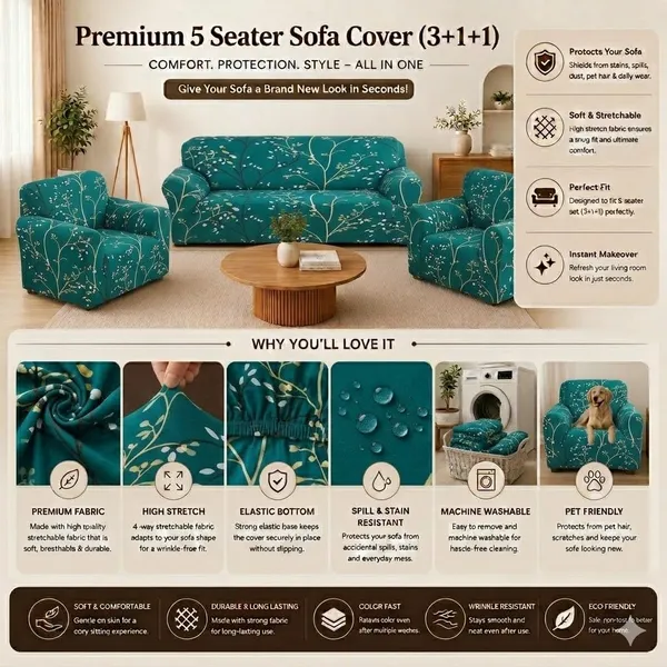 Gifts_Island_Polyester_3+1+1_Seater_Sofa_Abstract_Cover_Pack_of_3_(_green_stem_)