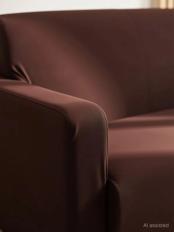 Gifts_Island_Polyester_3+1+1_Seater_Sofa_Plain_Cover_(Pack_Of_3_Brown_Plain)