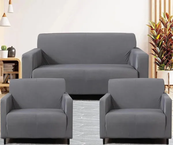 Gifts_Island_Polyester_3+1+1_Seater_Sofa_Plain_Cover_(Pack_Of_3_Grey)