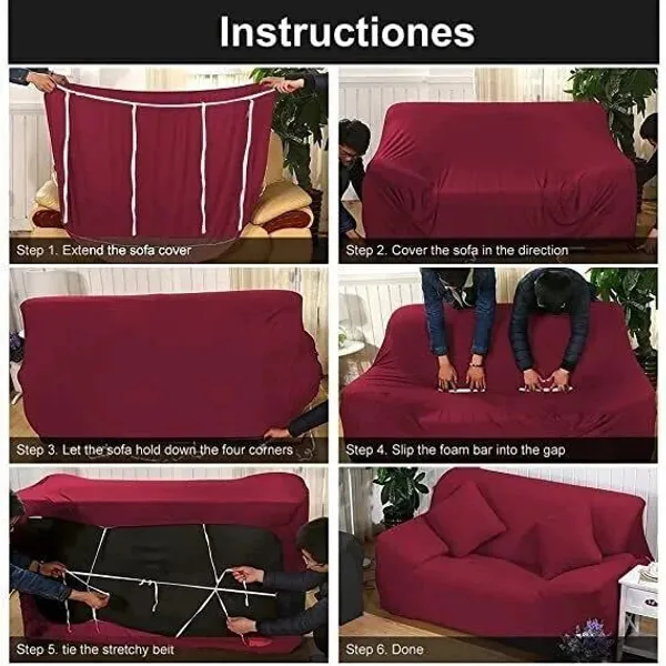 Gifts_Island_Polyester_3+1+1_Seater_Sofa_Plain_Cover_(Pack_Of_3_Maroon)