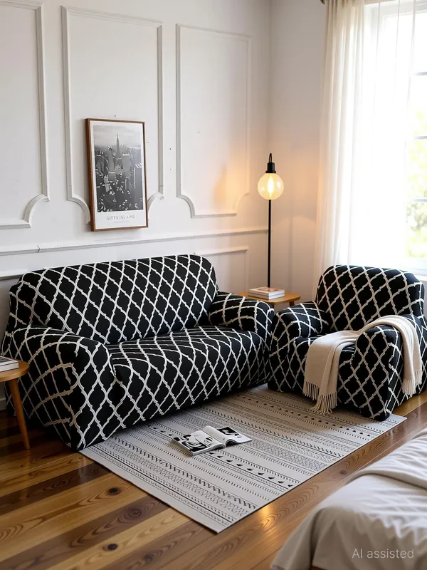 Gifts_Island_Polyester_3+1+1_Seater_Sofa_Geometric_Cover_(Pack_Of_3_Black_Diamond)