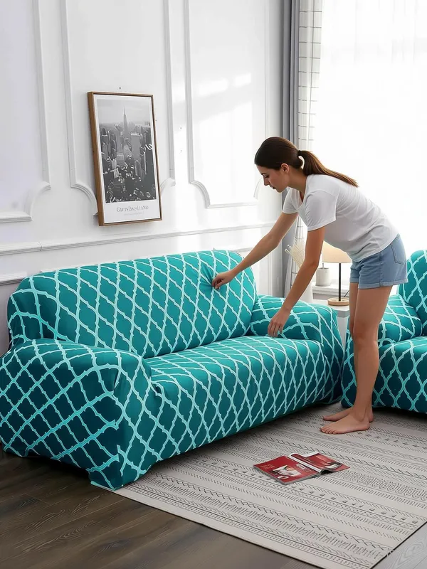 Gifts_Island_Polyester_3+1+1_Seater_Sofa_Geometric_Cover_(Pack_Of_3_Teal_Blue_Diamond)