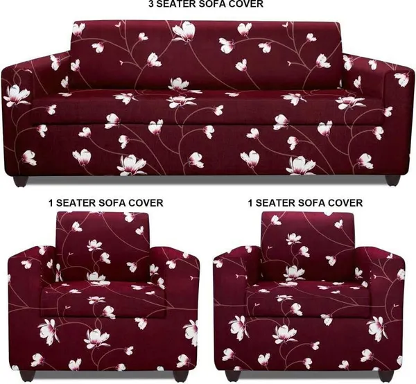 Gifts_Island_Polyester_3+1+1_Seater_Sofa_Floral_Cover_(Pack_Of_3_Maroon)