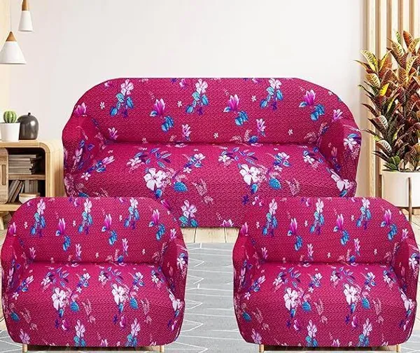 Gifts_Island_Polyester_3+1+1_Seater_Sofa_Floral_Cover_(Pack_Of_3_Maroon)