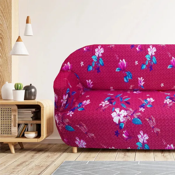 Gifts_Island_Polyester_3+1+1_Seater_Sofa_Floral_Cover_(Pack_Of_3_Maroon)