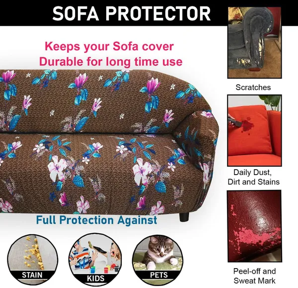 Gifts_Island_Polyester_3+1+1_Seater_Sofa_Floral_Cover_(Pack_Of_3_Brown)