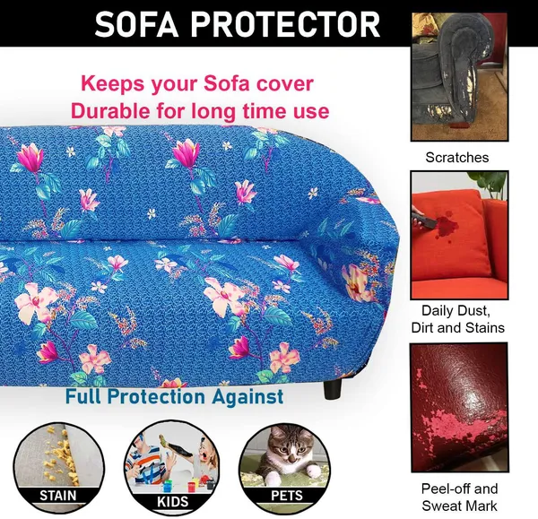 Gifts_Island_Polyester_3+1+1_Seater_Sofa_Floral_Cover_(Pack_Of_3_Blue_Lotus)
