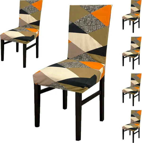 Gifts_Island_Polyester_1_Seater_Chair_Abstract_Cover_(Pack_Of_6_Orange)