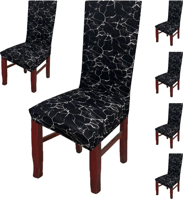 Gifts_Island_Polyester_1_Seater_Chair_Abstract_Cover_(Pack_Of_6_Black_Marble)