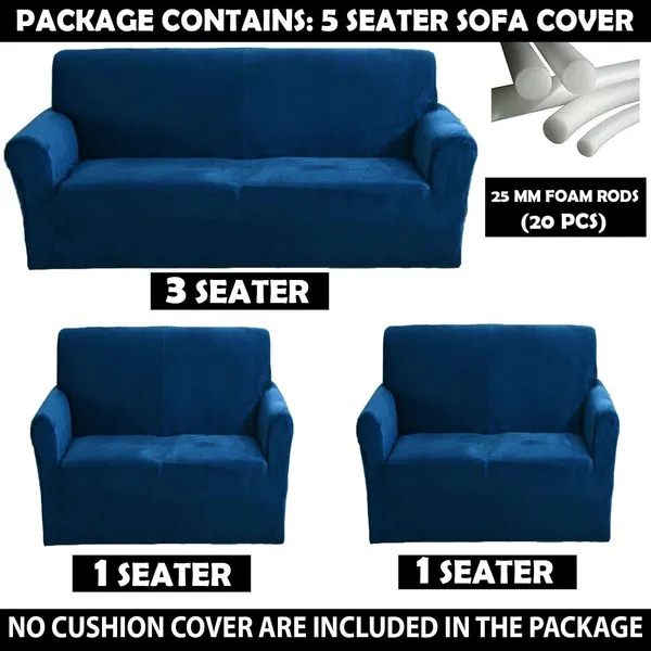 Gifts_Island_Velvet_3+1+1_Seater_Sofa_Plain_Cover_(Pack_Of_3_Airforce_Blue)