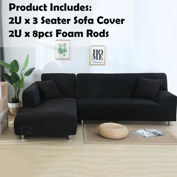 Gifts_Island_Polyester_3+3_Seater_L-Shape_Sofa_Plain_Cover_(Pack_Of_2_Black)