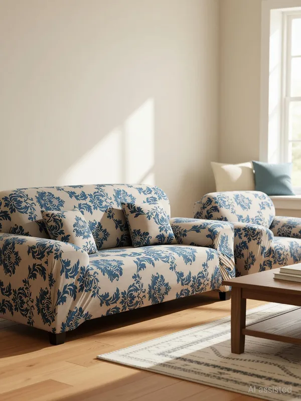 Gifts_Island_Polyester_3+1+1_Seater_Sofa_Damask_Cover_(Pack_Of_3_Beige_Damask)