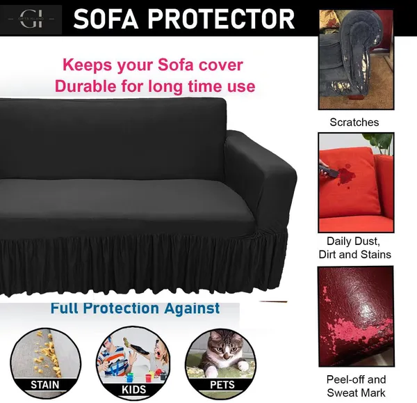 Gifts_Island_Polycotton_3+1+1_Seater_Sofa_Plain_Cover_(Pack_Of_3_Black_Plain_Non-Slip_Stretchable_Elastic_360°_Frill_Sofa_Cover_(3+1+1_Seater)|)