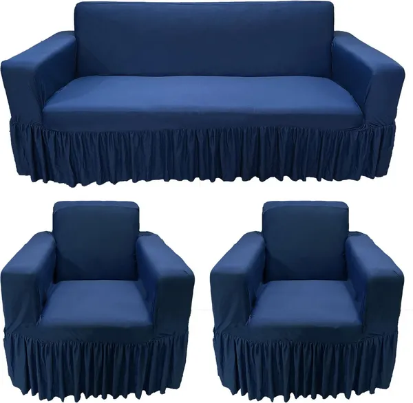 Gifts_Island_Polycotton_3+1+1_Seater_Sofa_Plain_Cover_(Pack_Of_3_Navy_Plain_Non-Slip_Stretchable_Elastic_360Â°_Frill_Sofa_Cover_(3+1+1_Seater)|)