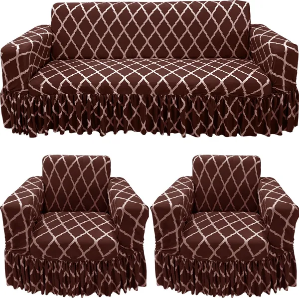 Gifts_Island_Polyester_3+1+1_Seater_Sofa_Geometric_Cover_(Pack_Of_3_Brown_Diamond_Non-Slip_Stretchable_Elastic_360°_Frill_Sofa_Cover_(3+1+1_Seater))