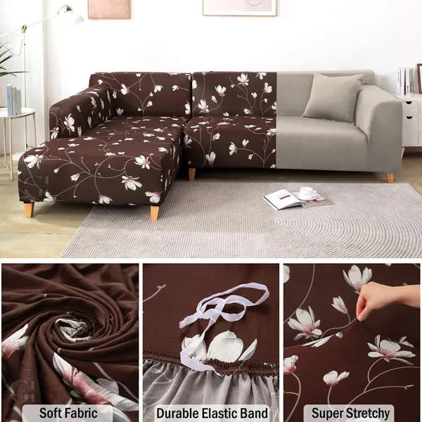 Gifts_Island_Polyester_3+3_Seater_L-Shape_Sofa_Floral_Cover_(Pack_Of_2_Brown)