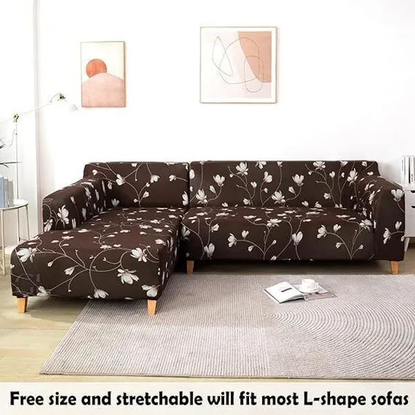 Gifts_Island_Polyester_3+3_Seater_L-Shape_Sofa_Floral_Cover_(Pack_Of_2_Brown)