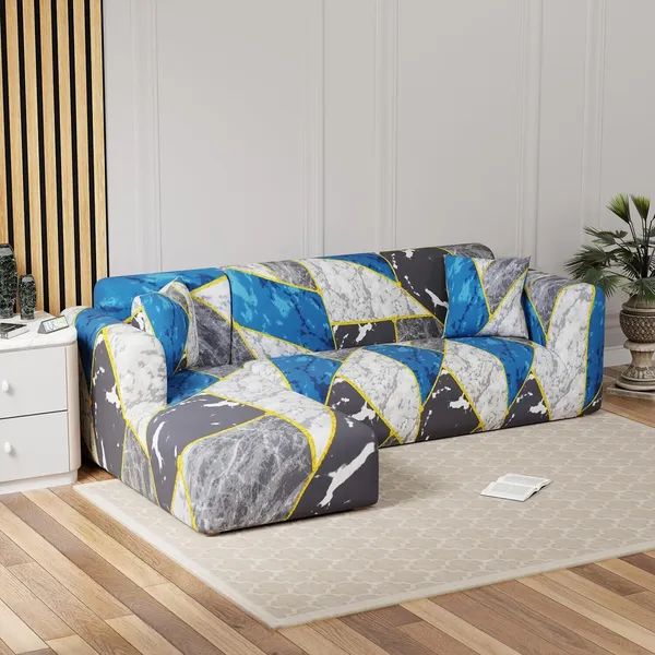 Gifts_Island_Polyester_3+3_Seater_L-Shape_Sofa_Abstract_Cover_(Pack_Of_2_Colorful_Marble)