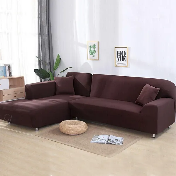 Gifts_Island_Polyester_3+3_Seater_L-Shape_Sofa_Plain_Cover_(Pack_Of_2_Brown_Plain)