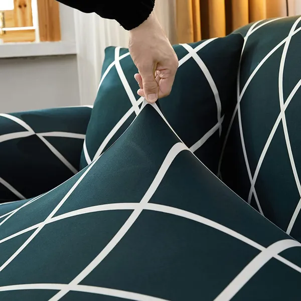 Gifts_Island_Polyester_3+3_Seater_L-Shape_Sofa_Checkered_Cover_(Pack_Of_2_Peacock_Grill)