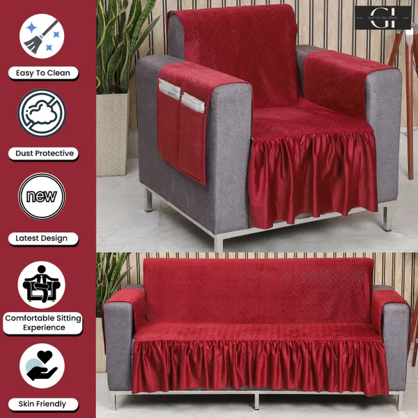 Gifts_Island_Velvet_3+1+1_Seater_Sofa_Checkered_Cover_(Pack_Of_3_Soft_Velvet_Maroon_Quilted_Frill_5_Seater_Sofa_Cover_With_Pocket_Arms)