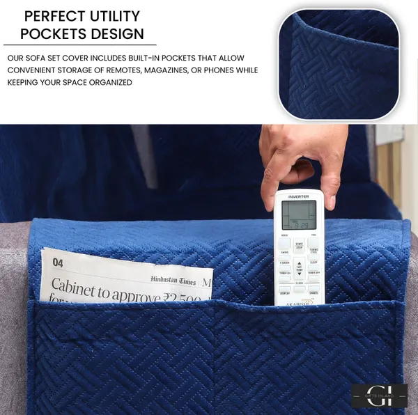 Gifts_Island_Velvet_3+1+1_Seater_Sofa_Checkered_Cover_(Pack_Of_3_Soft_Velvet_Navy_Blue_Quilted_Frill_5_Seater_Sofa_Cover_With_Pocket_Arms)