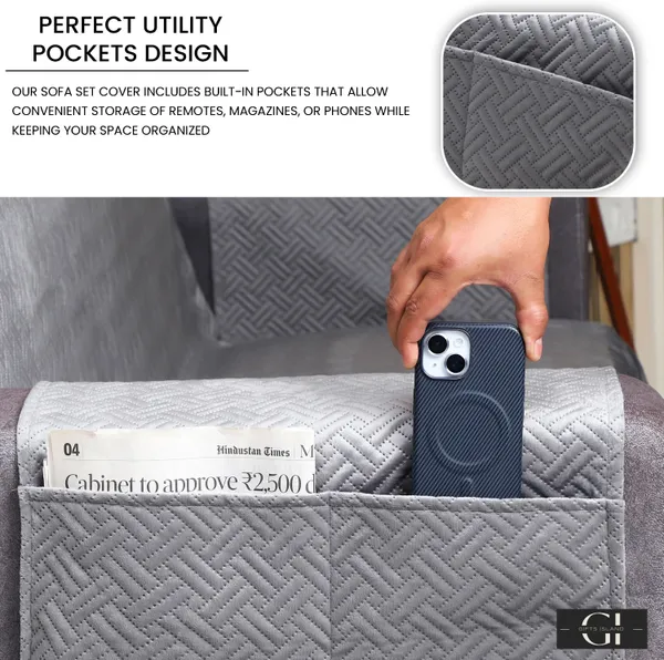 Gifts_Island_Velvet_3+1+1_Seater_Sofa_Checkered_Cover_(Pack_Of_3_Soft_Velvet_Silver_Quilted_Frill_5_Seater_Sofa_Cover_With_Pocket_Arms)