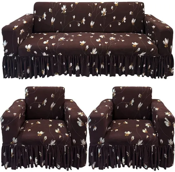 Gifts_Island_Polyester_3+1+1_Seater_Sofa_Floral_Cover_(Pack_Of_3_Brown_Floral_Non-Slip_Stretchable_Elastic_360°_Frill_Sofa_Cover)