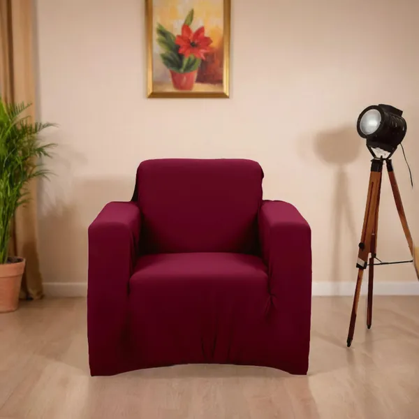Gifts_Island_Polyester_1_Seater_Sofa_Plain_Cover_(_Maroon)