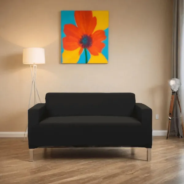 Gifts_Island_Polyester_3_Seater_Sofa_Plain_Cover_(_Black)