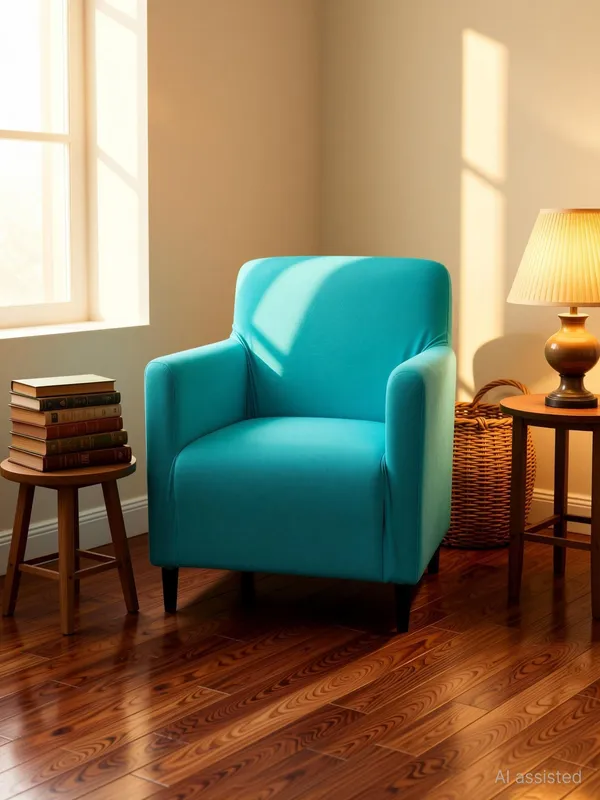Gifts_Island_Polyester_3+1+1_Seater_Sofa_Plain_Cover_(Pack_Of_3_Teal_Blue)