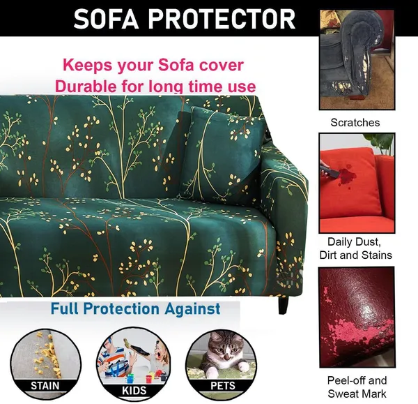 Gifts_Island_Polyester_3+1+1_Seater_Sofa_Floral_Cover_(Pack_Of_3_Green_Stem)